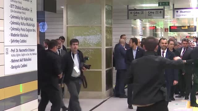 Cumhurbaşkanı Erdoğan, Üsküdar-Çekmeköy-Sancaktepe Metro Hattı İkinci Etabının Açılışını Yaptı (2)