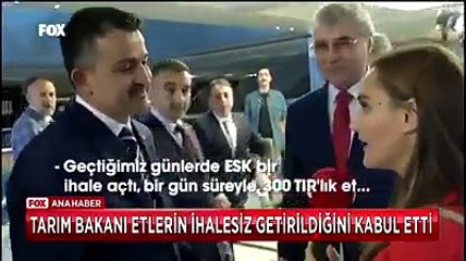 İhale kanunu söylerken yan çizen bakan
