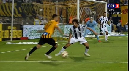 Hamza Younés Missed Penalty - Aris 1-1 PAOK - 21.10.2018 [HD]