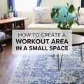You don't need a huge room for your workouts! Create a home gym in any space ️