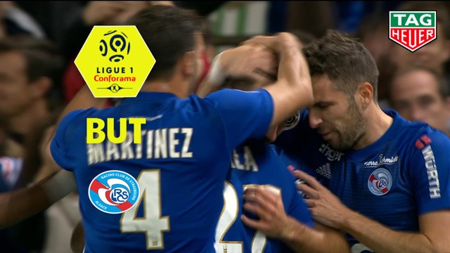But Adrien THOMASSON (17ème) / RC Strasbourg Alsace - AS Monaco - (2-1) - (RCSA-ASM) / 2018-19