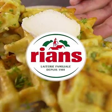 Des Gaufres Oui !!! Mais des Gaufres au Crottin de Chèvre et pommes de terre