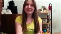 Russian girl talking in pashto..............