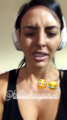 IIconics (Billie Kay and Peyton Royce) - Peyton's Instagram Stories October 13th 2018