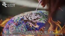 Chinese Cloisonné (Jingtai Blue), also known as the cloisonné technique or copper padding thread weaving enamel, was introduced into China more than 6 centuries