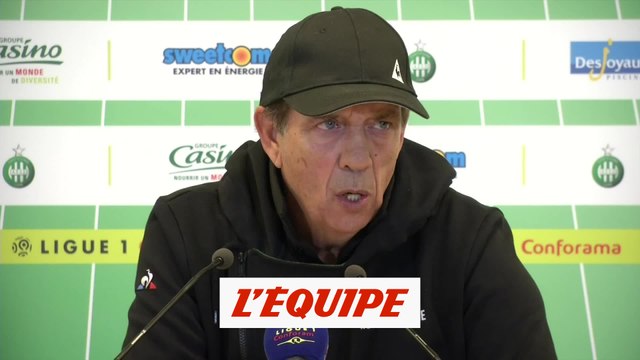 Gasset «L'arrêt de Diallo est le tournant du match» - Foot - L1 - Saint-Etienne