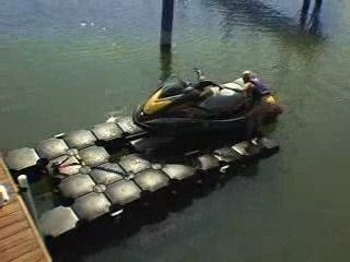 Floating PWC Lift Launch Demonstration