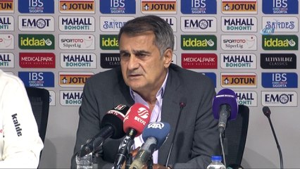 Şenol Güneş: “Gollerin gelmesi rakibe moral, bize de teslimiyet getirdi”