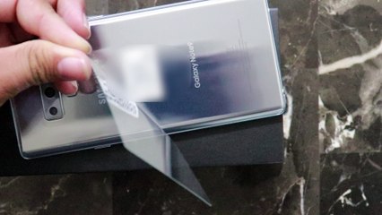 SAMSUNG GALAXY NOTE 9 NEW Cloud SILVER COLOR UNBOXING (HQ)