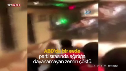 ABD'de parti verilen evde zemin çöktü: 30 kişi yaralandı