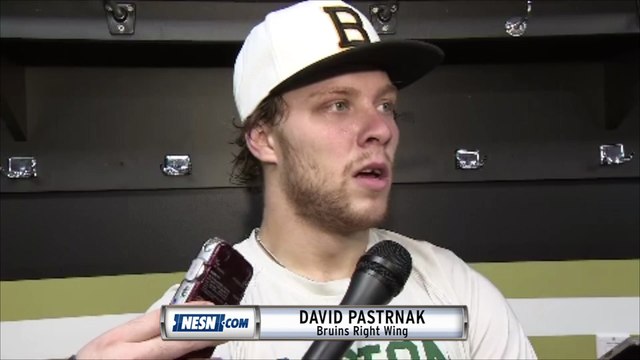 David Pastrnak addresses Bruins loss to the Canucks