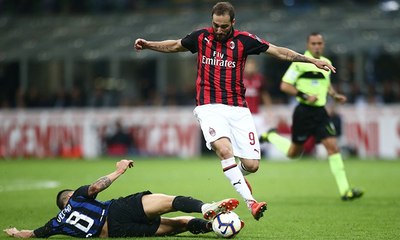 Rossoneri perdem nos acréscimos: 1-0 Inter