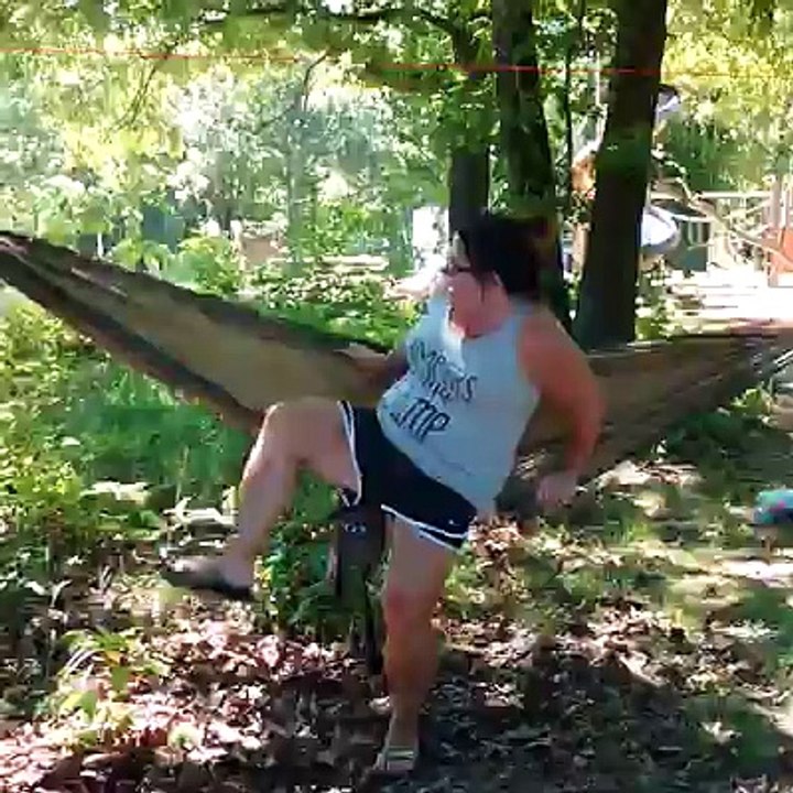 I thought hammocks are supposed to be relaxing? Follow Vs. for more!