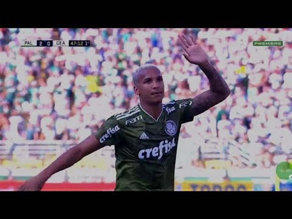 DEYVERSON DÁ ENTRADA CRIMINOSA E É EXPULSO DO JOGO - Palmeiras x Ceará 21/10/2018