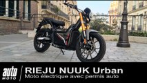 Rieju Nuuk Moto électrique avec permis auto ESSAI