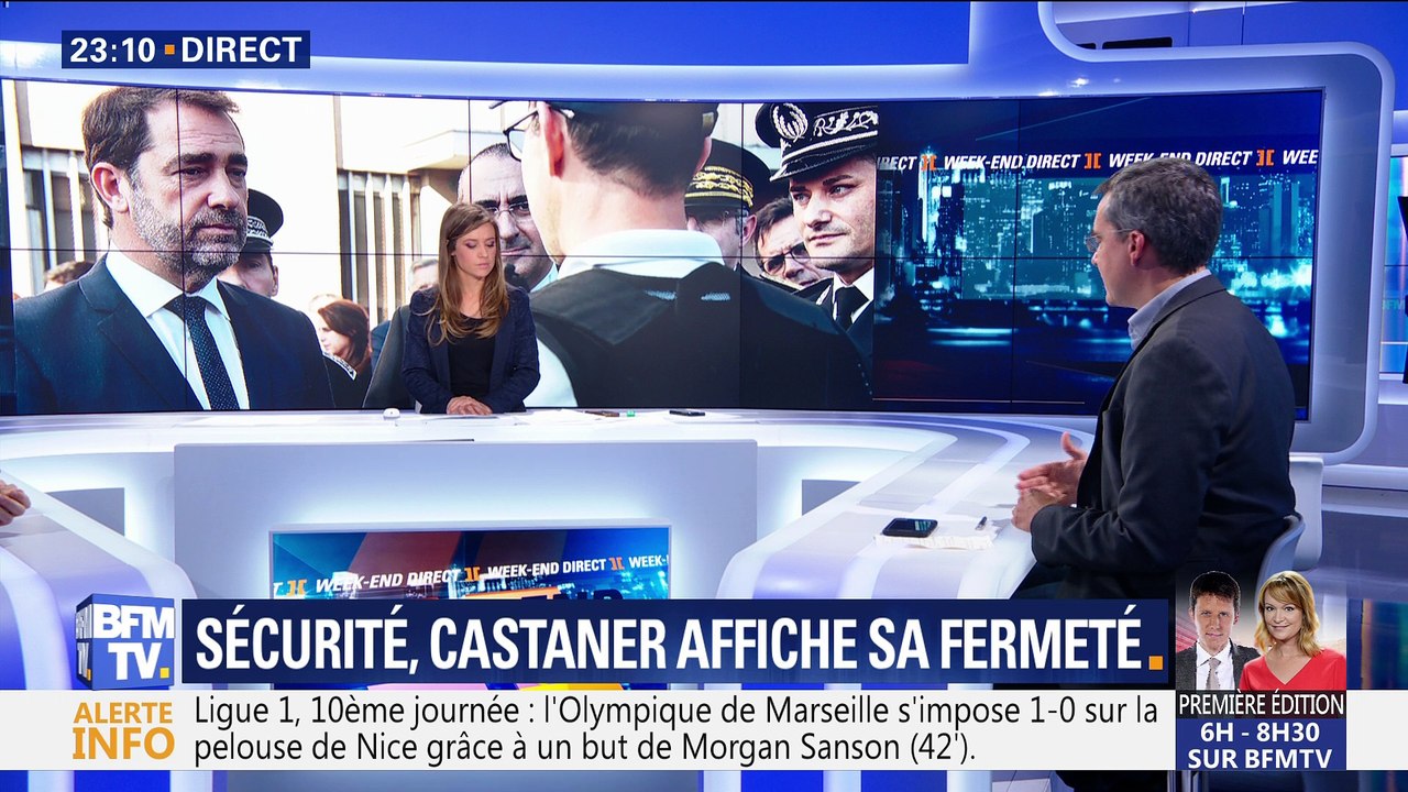 Sécurité: Christophe Castaner affiche sa fermeté