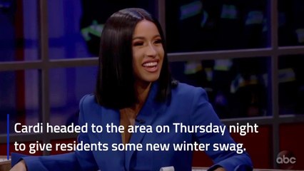 Cardi B Is Trying To Keep People Warm