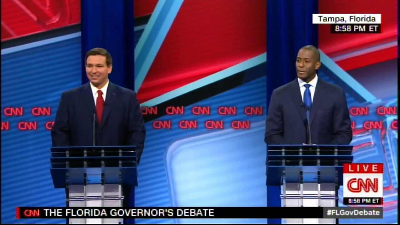The Florida Governor's Debate Andrew Gillum and Ron DeSantis Are Facing Off in Florida Governor Debate.  Part 3 Final Part #Florida #FloridaDebate #Election2018 #News #CNN #USElection #AndrewGillum #RonDeSantis