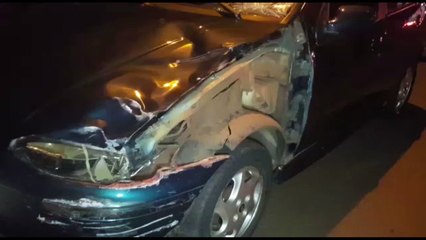 Colisão deixa motociclista gravemente ferido