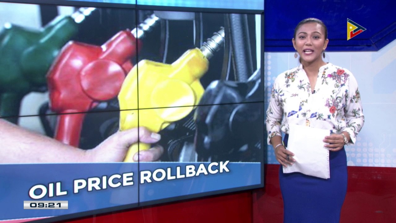 Mga kumpanya ng langis, nagpatupad ng price rollback sa mga produktong petrolyo