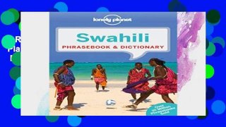 F.R.E.E [D.O.W.N.L.O.A.D] Lonely Planet Swahili Phrasebook   Dictionary [E.B.O.O.K]