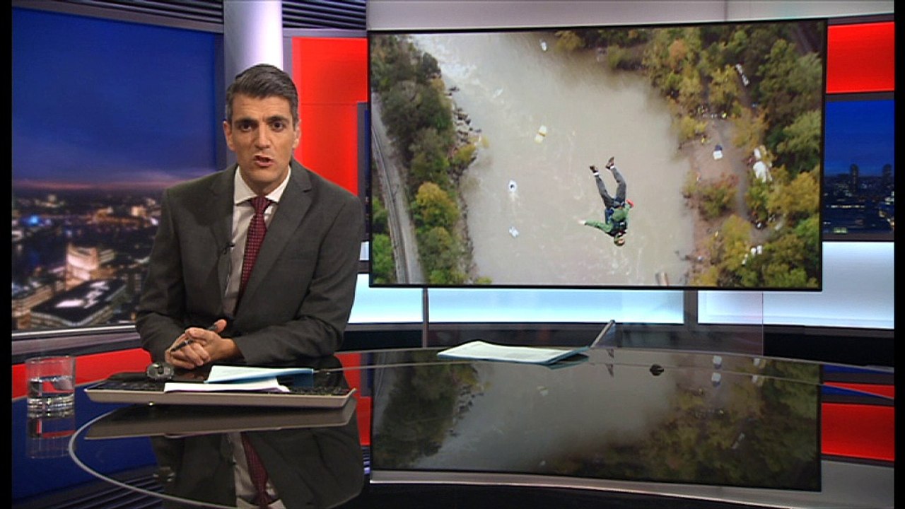 The world's largest - legal - base jump takes place in West Virginia