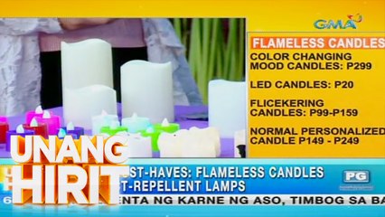 Unang Hirit: UNDAS MUST-HAVES: Flameless and insect-repellent candles, patok ngayong Undas