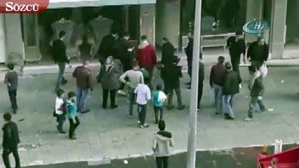 Trafik magandası kaldırımdaki yayayı ezip kaçtı, onlarca çocuk ezilmekten son anda kurtuldu