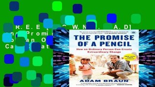 F.R.E.E [D.O.W.N.L.O.A.D] The Promise of a Pencil: How an Ordinary Person Can Create Extraordinary