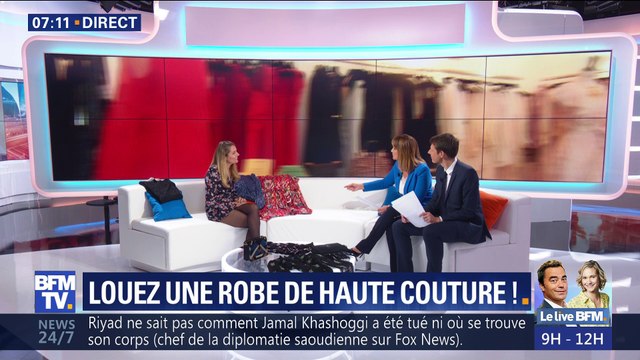 Des vêtements de luxe en location