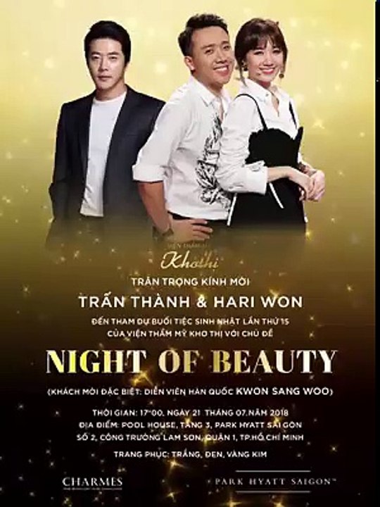 Hẹn gặp cả nhà tại event của KHƠ THỊ cùng với soái ca KWON SANG WOO nha. 17h ngày 21/7 tại tầng 3 khách sạn Park Hyatt Sài Gòn nha!!! Are u ready để gặp ảnh?