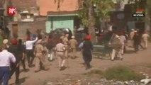 Angry relatives and locals pelt stones at police at site of Indian rail accident
