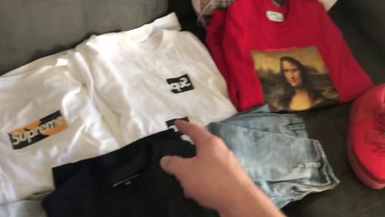 16 y/o does huge hypebeast clothing haul!! (supreme, bape, off-white, and more!)