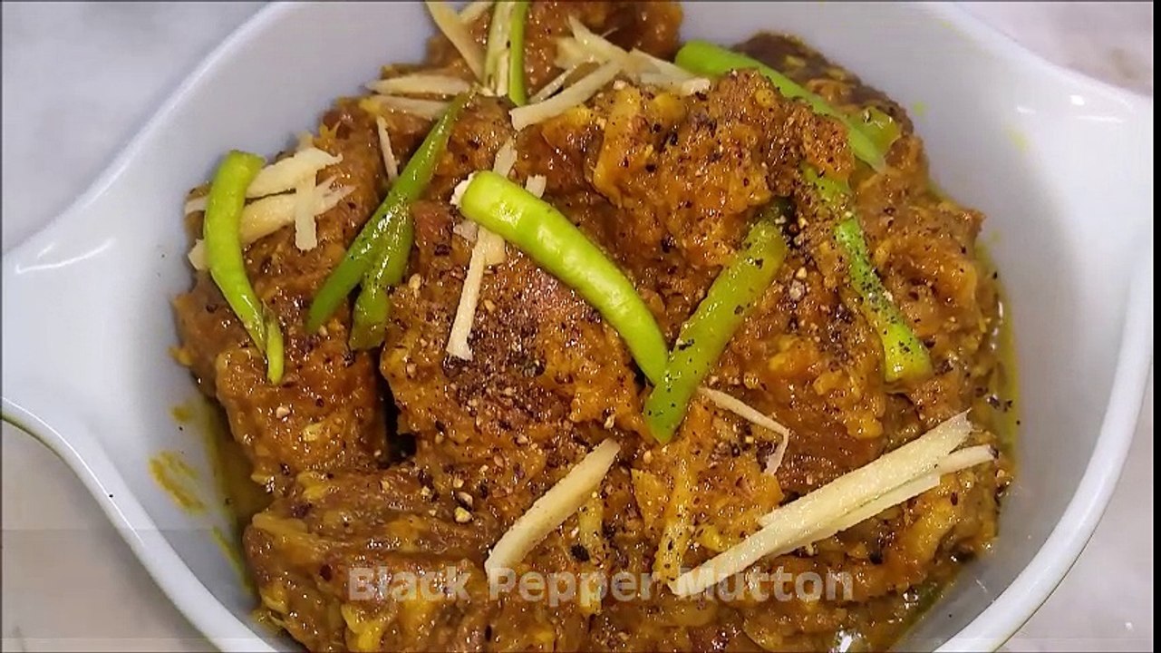 Kali Mirch Gosht I Black Pepper Mutton I Kali Mirch Gosht in Urdu Hindi "Cook With Shaheen"