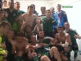 U19 Türkiye Şampiyonası 2. Maç Sonu Soyunma Odası Bursaspor Galibiyet Sevinci