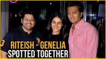 Riteish And Genelia Spotted together In Mumbai | Riteish Deshmukh | Genelia Deshmukh