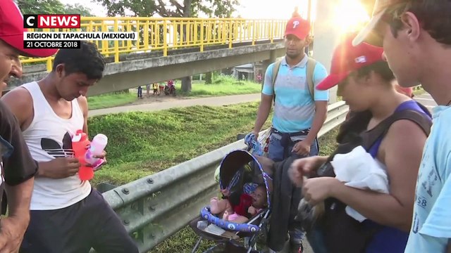 Immigration : les Honduriens poursuivent leur marche vers les Etats-Unis