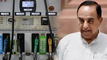 Subramanian Swamy says, I have formula to cut the Petrol price | OneIndia News