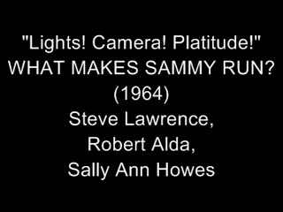 Lights! Camera! Platitude!