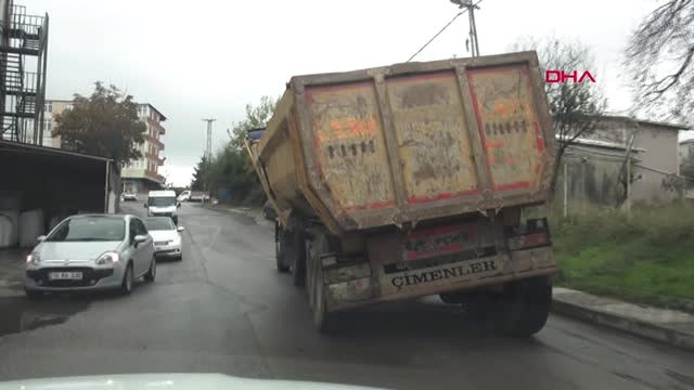 Hafriyat Kamyonunun Korkutan Yolculuğu Kamerada