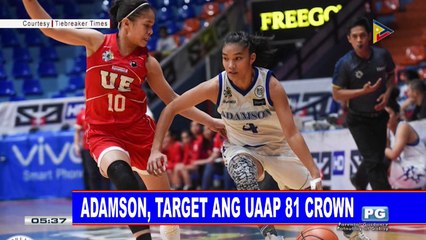 Adamson, target ang UAAP 81 crown