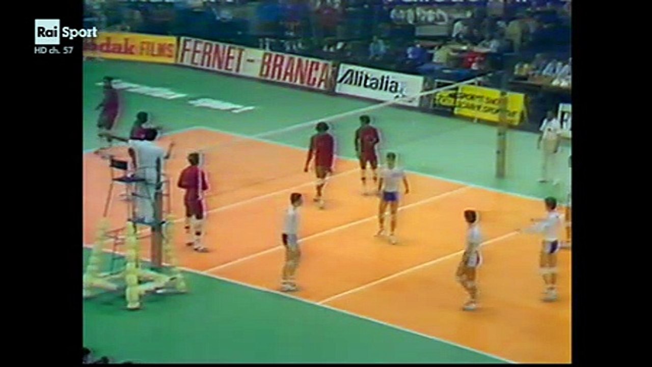 Italia - Cuba, quarto e decisivo set della semifinale dei Mondiali maschili di Volley 1978