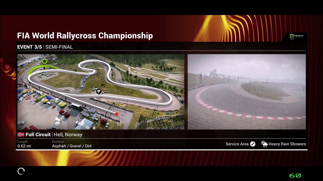 DiRT 4 FIA World RallyX Champs Ev3 Semi-Finals Hell Norway