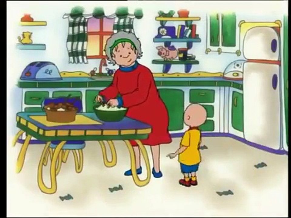 Caillou Folge 1 Sternschnuppen, Ein Arbeitstag