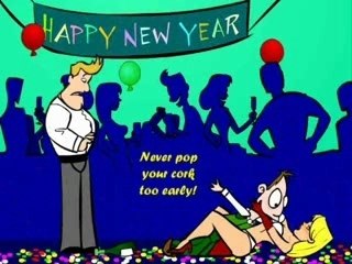 New Years Cork eCard