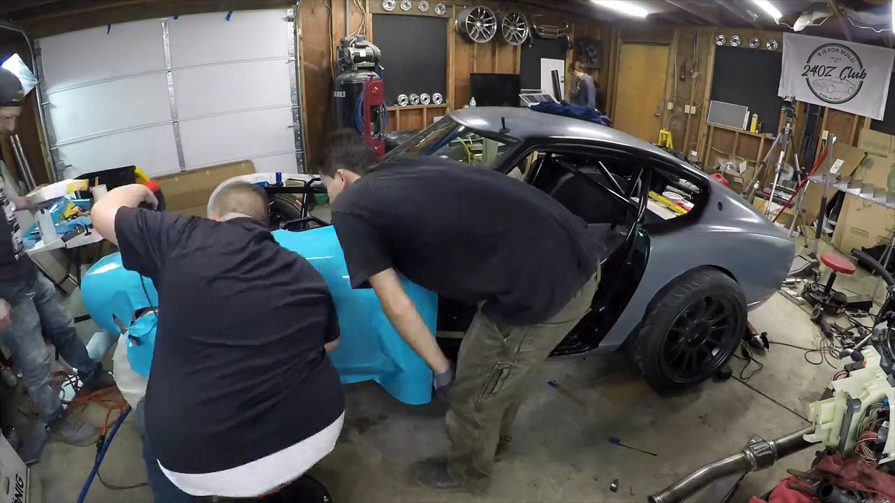 The Wrap Has Begun On The 240z!