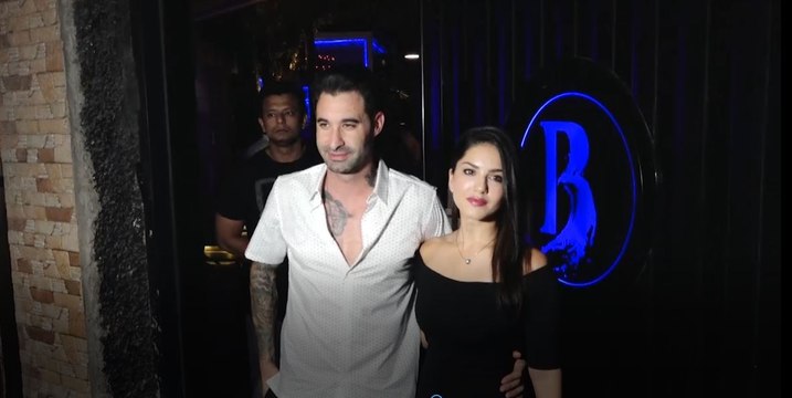 Sunny Leone Host Surprise Birthday Party To Hubby Daniel Weber