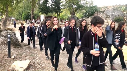 Öğrenciler tarih dersini antik şehirde işliyor - ANTALYA