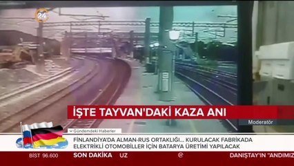 İşte Tayvan'daki kaza anı