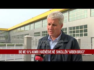 BIE ME 10% NUMRI I NXËNËSVE NË SHKOLLËN “ARBEN BROCI”